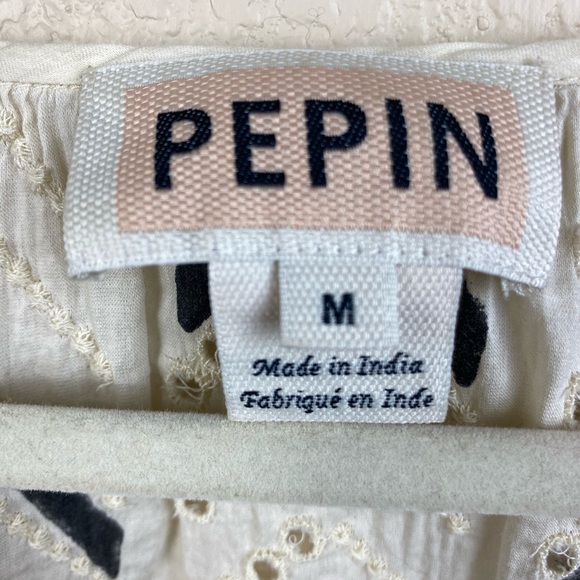 Anthropologie Eyelet Chevron Blouse - Picture 4 of 4